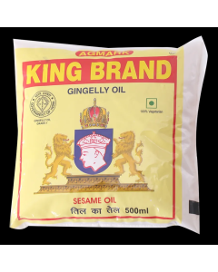 KING GINGELLY OIL 500ML MRP 183 (1X 20N)