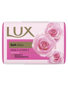 LUX SOFT GLOWBATHING SOAP ROSE VITAMIN E 41GM MRP10 (1 X 216N)