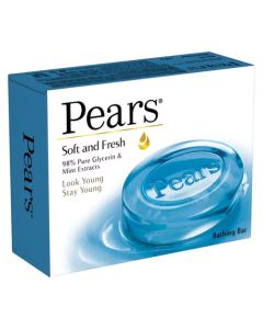 PEARS SOFT & FRESH SOAP 100GM MRP 62 (1 X 108N)