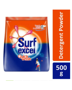 SURF EXCEL QUICK WASH 500GM MRP 110 (1N X 32IN)
