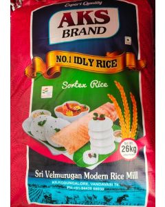 AKS NO.1  IDLY RICE 26KG 12 MONTHS OLD (PACK OF 1)