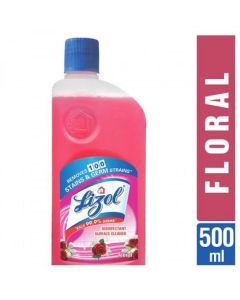 Lizol Disinfectant Surface Cleaner FLORAL 500ml  MRP110 ( 1 X 24N)